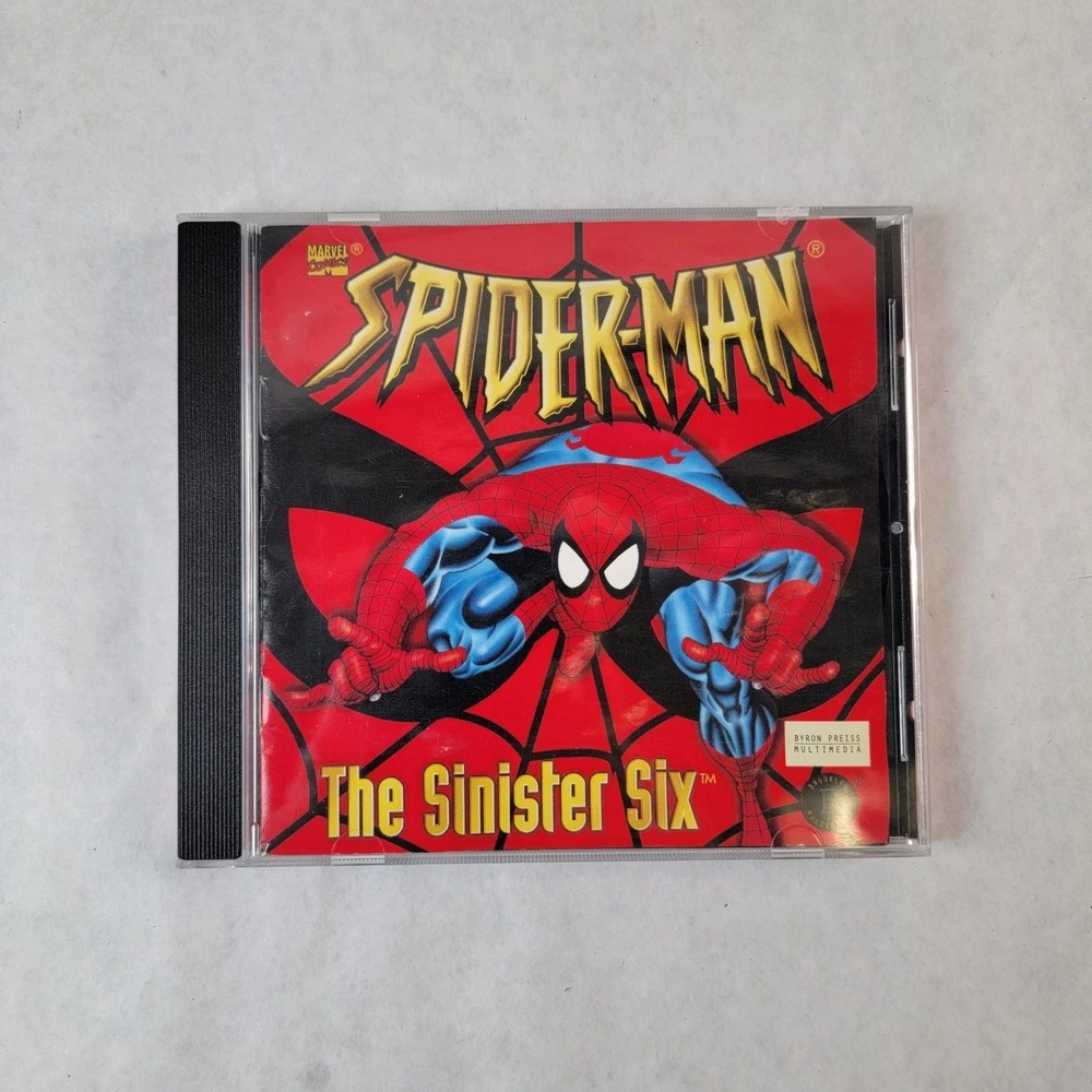 Spider-Man The Sinister Six PC Game 1996 Byron Preiss Multimedia Windows DOS